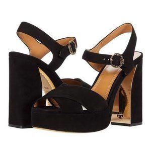 Tory Burch Loretta 115mm Platform sandals black heels size 7.5